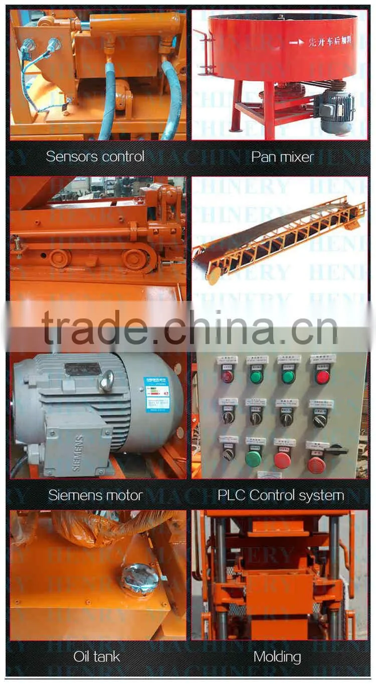 HR1-10 the cheapest automatic Interlocking clay brick machine compressed earth soil cement block brick making machine