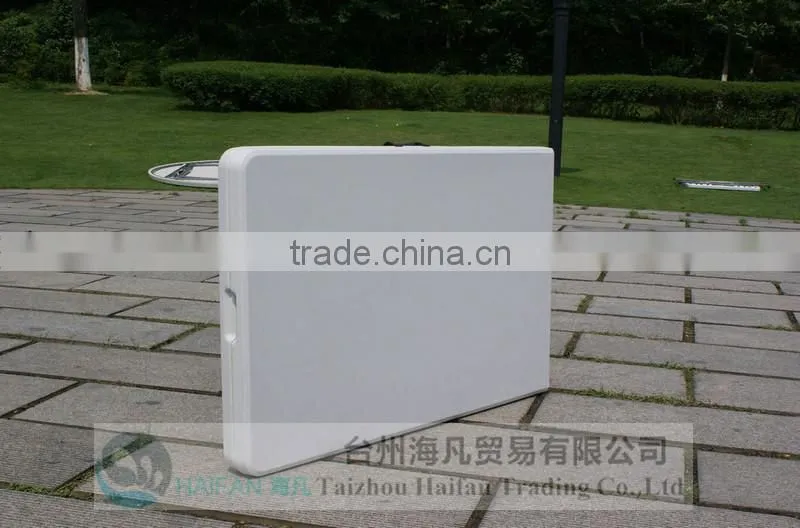 240cm plastic folding in half table for restaurant and hotel/office table for meeting or study