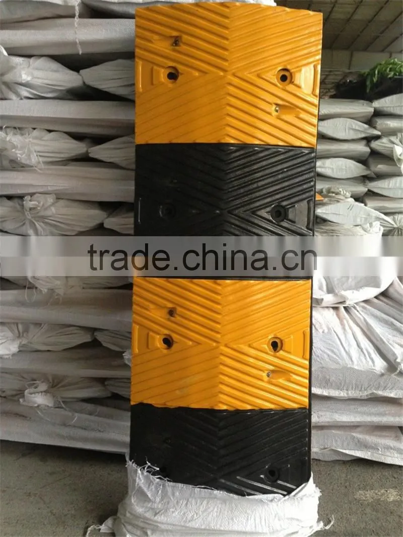 1000*300*50mm traffic road speed hump for parking system/heavy strength rubber road speed breaker used on road for safety