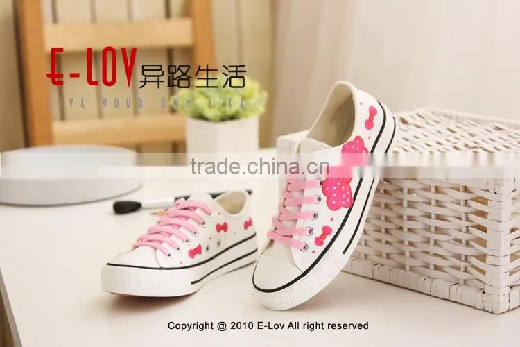NO.D090Hot sales high quality china fashion women's hot canvas shoes