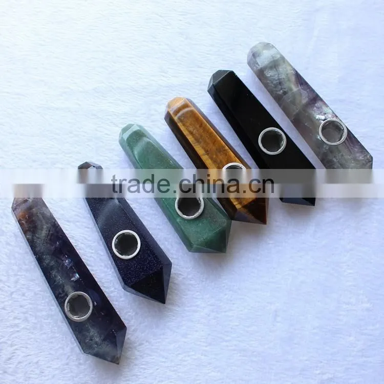 Natural all kinds of crystal quartz points smoking pipes