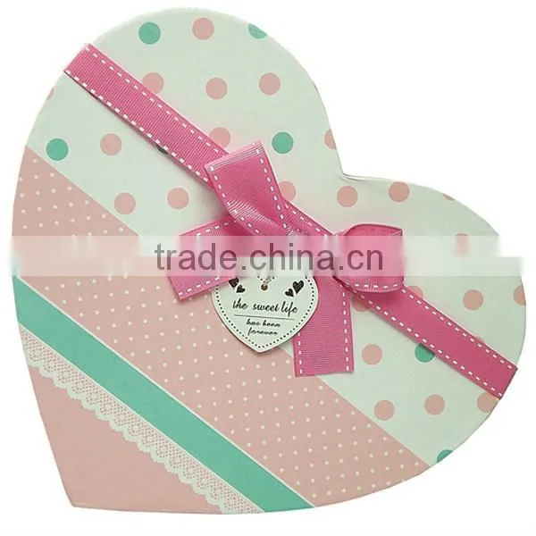 Delicate Heart Shape 3pcs Set Gift Box