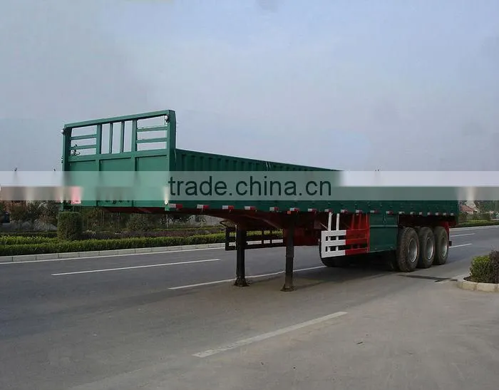 3 axles side wall semi trailer / bulk cargo truck trailers (twist locks are optional)