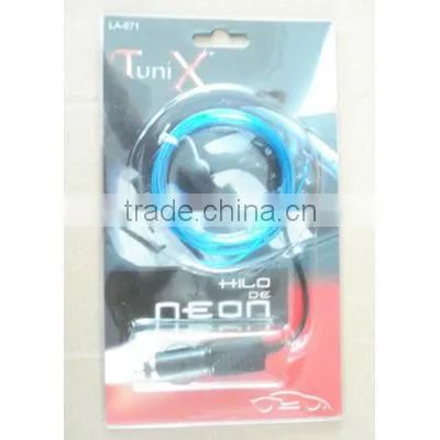 Car EL Wire with sound actived Kit Set