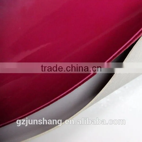 Nappa emboss PVC bond leather for slipper or belt usage
