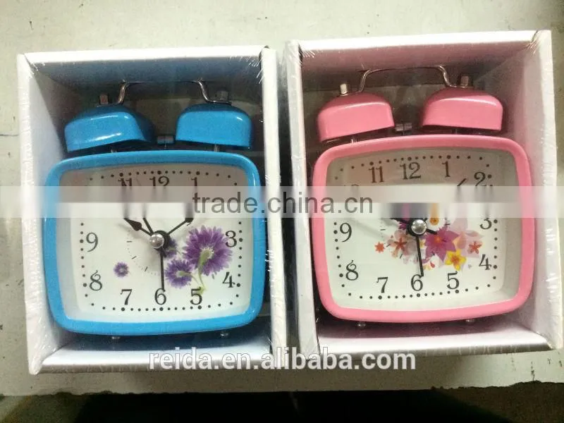 METAL table alarm clock for promotion