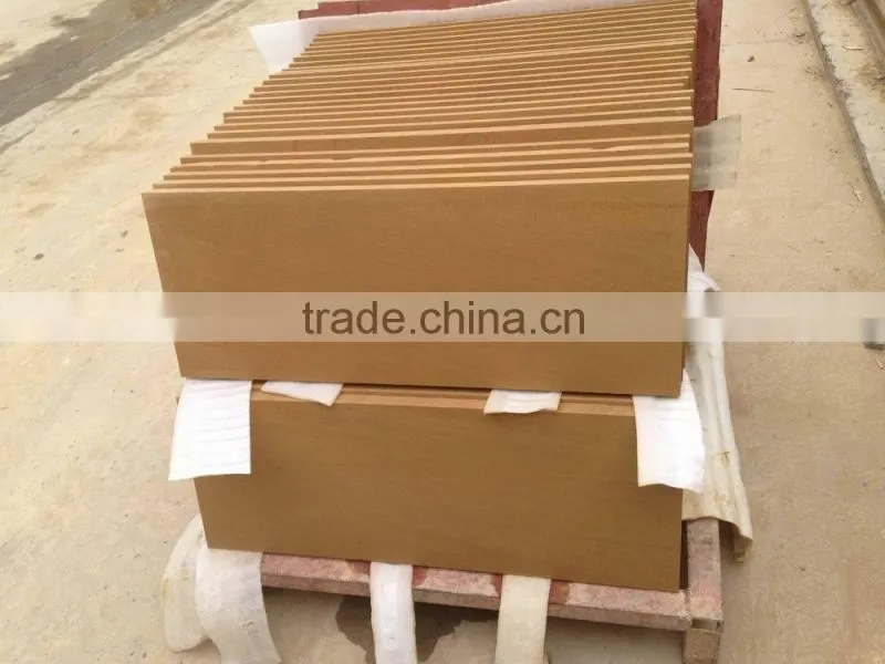 Wholesale Yellow wooden Sandstone block