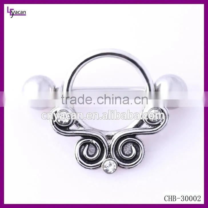 Stainless Steel Body Jewerly Classic Custom Made Nipple Rings