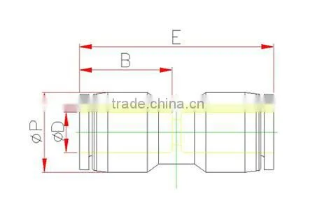 PU series Straight Union Connector-Air Connector-Pneumatic Fitting