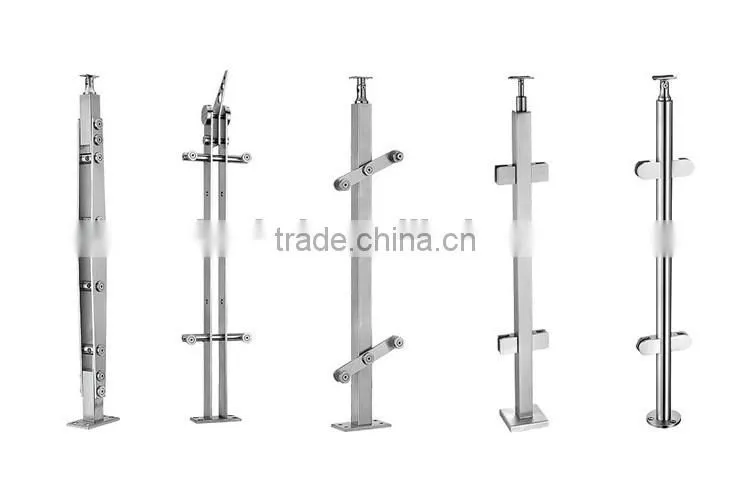 316 stainless steel post railing post Mirror baluster post