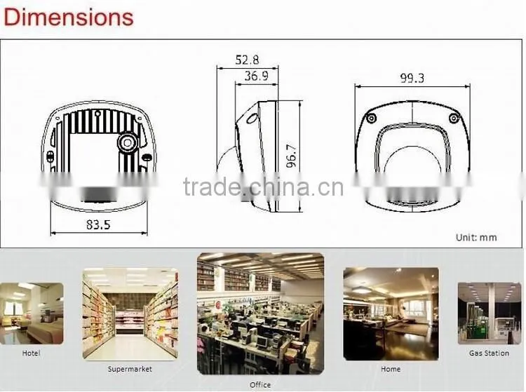 china brand outdoor poe HD 300mp IR wifi ip camera with sd DS-2CD2532F-IWS