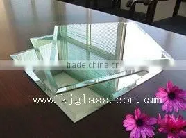 bevellel aluminum mirror in heart shape