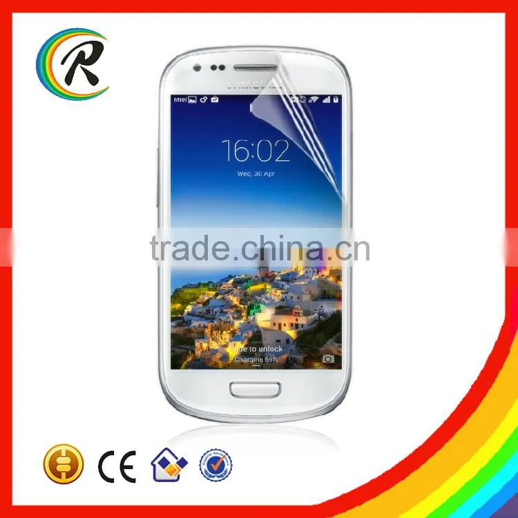 Cell phone protector for samsung galaxy S3 mini clear protector