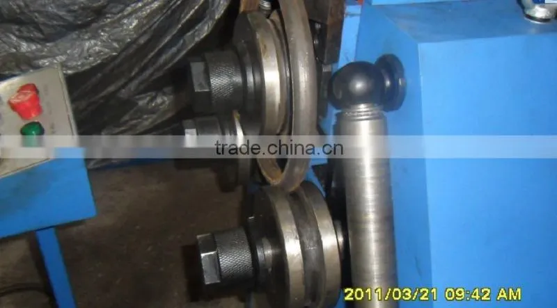 full hydraulic angel bender with 3 drive rollers
