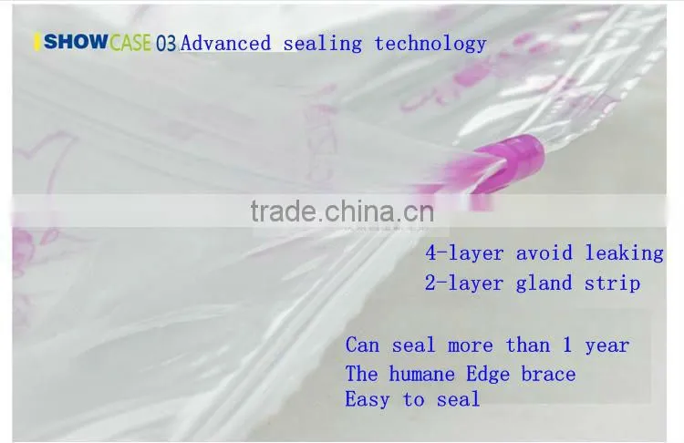 Foldable vacuum bags fashion for T-shirt