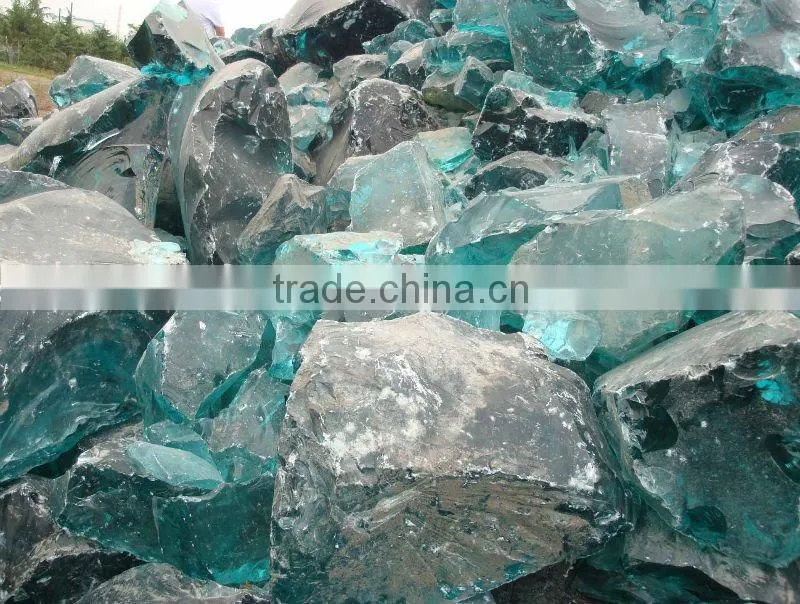 Colourful Glass Rock For Gabion And Landscaping