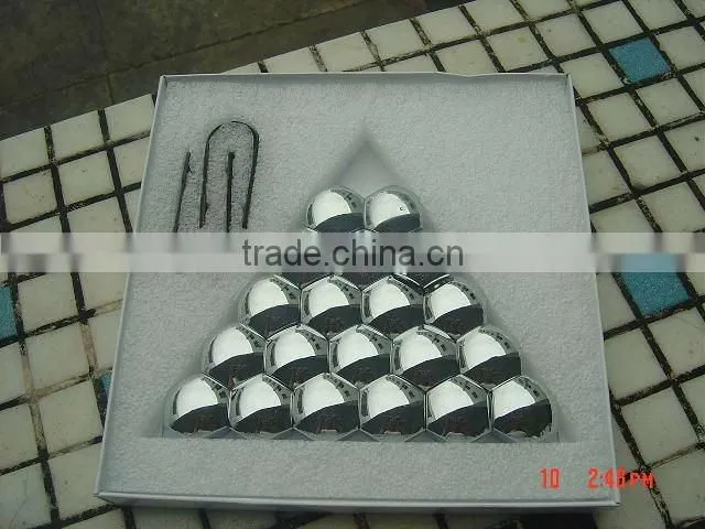 black Wheel nut covers