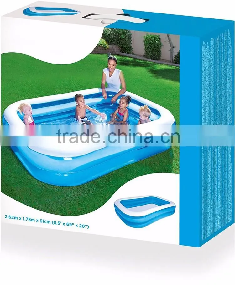Wholesale inflatable swimming pool blog cover with seats for family