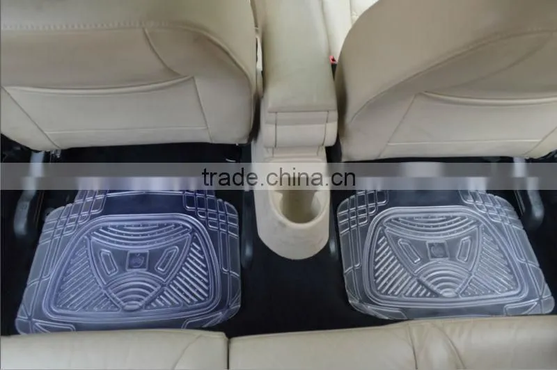 2016 Transparent PVC rubber Non-slip automobile floor mats