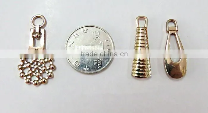 Custom hangbag button & Zipper sliders & Pullers