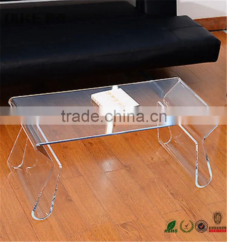 2015 modern design small acrylic coffee table wholesale
