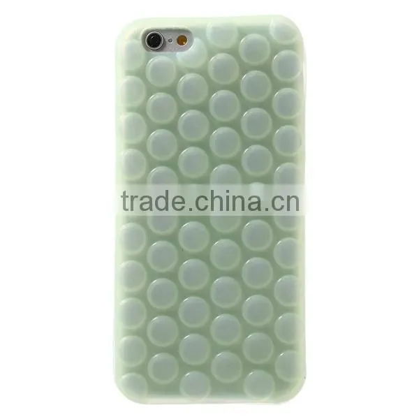 Luxury High Quality Colorful Bubble Silicon case for Apple iPhone 6