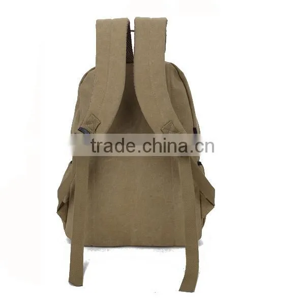 Custom Canvas Backpack Blank Army Backpack