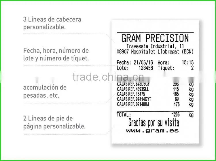 Good Performance TCAMEL S Series Electronic Digita Pallet Truck Scales