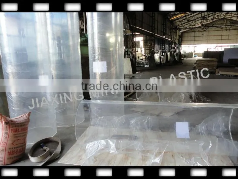 acrylic cylindrical fish tank