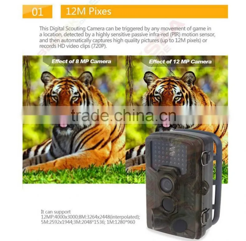 hunting camera for wholesales hunting camera gprs H801W 2016