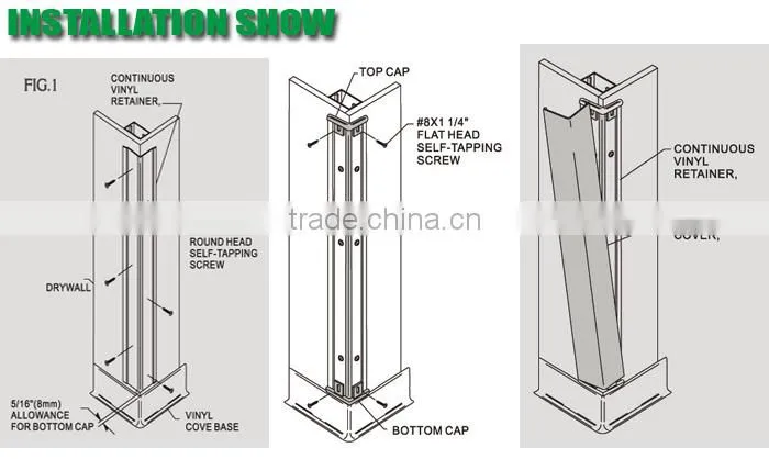 high quality safety corner guards for hospital