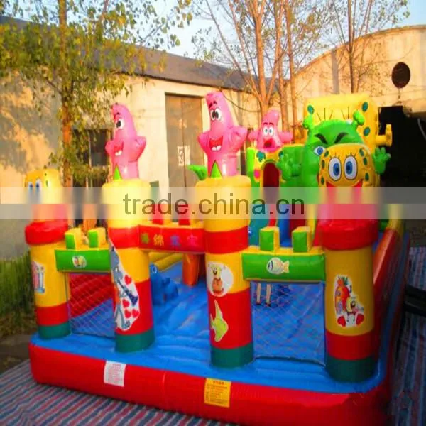 amusement park kids game inflatable castle/sale cheap bouncy castles china