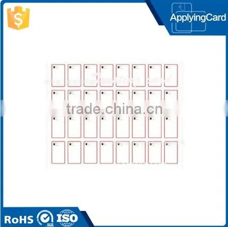 125khz 13.56mhz PVC inlay rfid inlay
