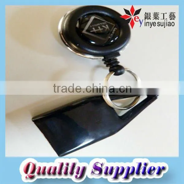 Retractable badge reel With key chain