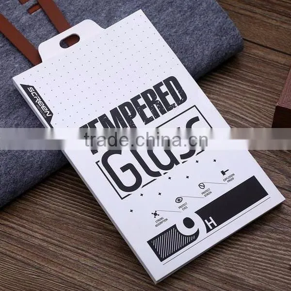 professional custom brand phone Toughened film packaging package box ,phone common use exquisite package paper box