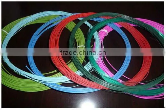 green pvc coated wire
