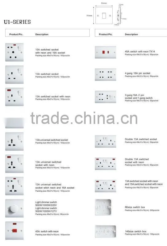 water heater switch 20A