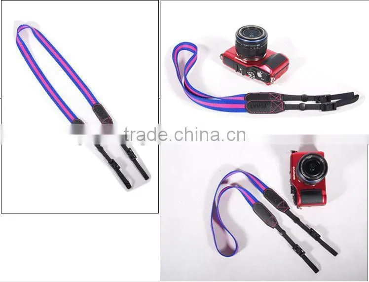 LYNCA LA series multicolored striated cute camera straps for nikon panasonic olympus and canon camera