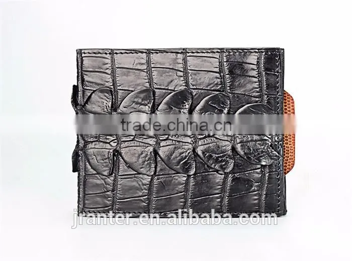 Customize Crocodile skin Men Wallet With Card Slot Driving Licence Holder Genuine Leather Wallet Manufacturer