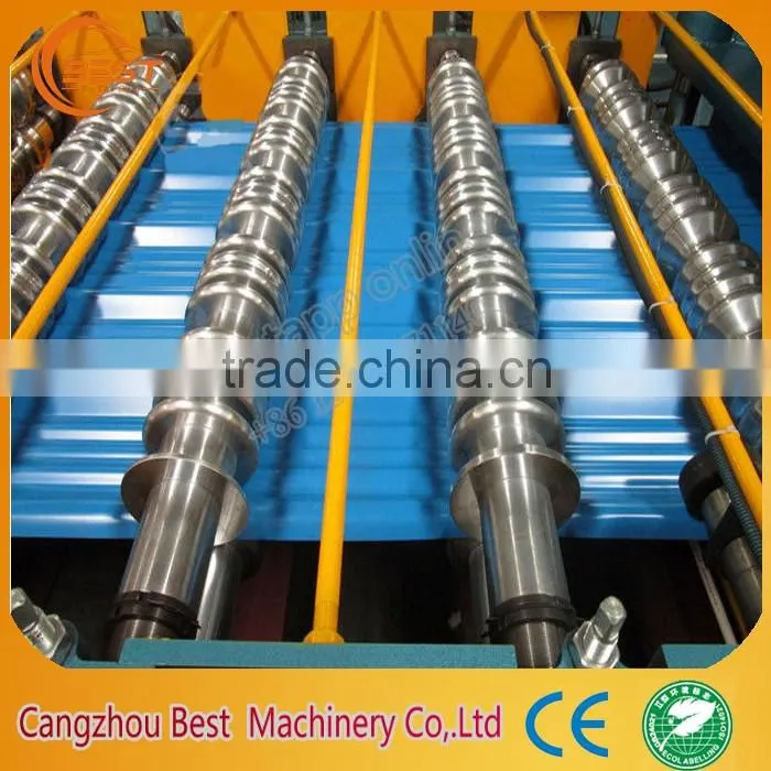 Prefab Houses Metal Tile Making Roll Forming Machinery