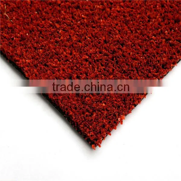 Red color 63000 high density 6000Dtex tennis grass
