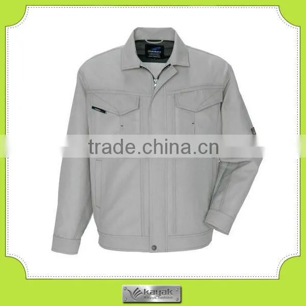 2014 latest design 230gsm 35%cotton contrast color unisex workwear
