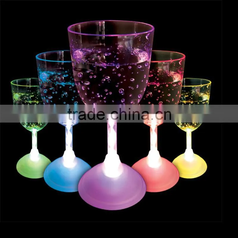 led high quality flashing cup and led light cup glasses