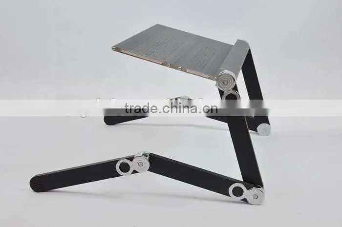 Multifunctional folding comfortable portable laptop stand with mouse pad