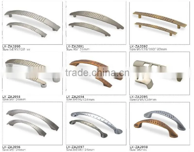 brush nickel finishing zinc furniture hardware kitchen cabinet hardware handle