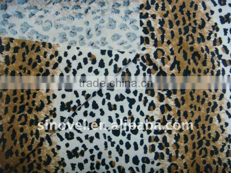 animal print fabric, printed alova fabric
