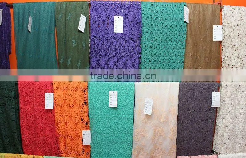 orange eyelash cotton guipure lace lace fabric crochet lace collar