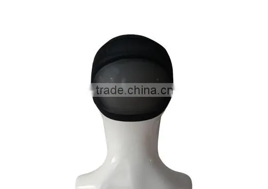 CNYE comfortable breathable elastic net new design mens swimming cap pure color black caps fashion swimming goods