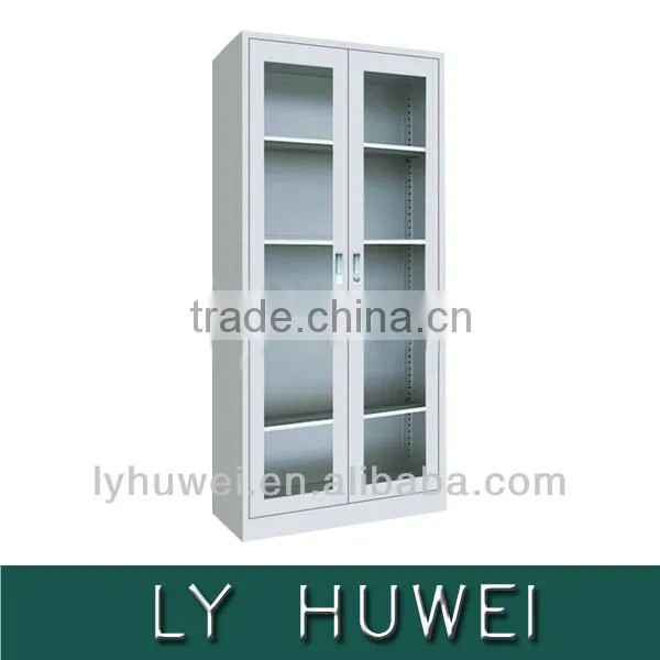 Two cabinet glass door hinges steel file cabinet