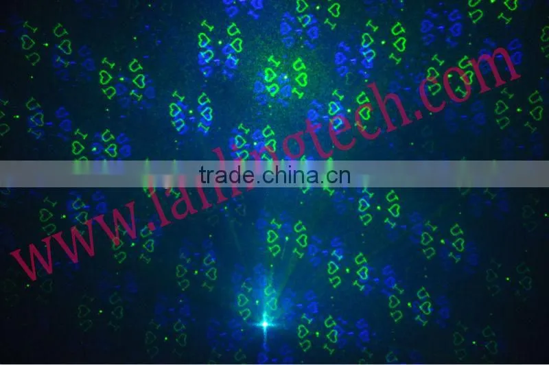 NEW Mini laser stage light in GB color ,12 beautiful Gobo